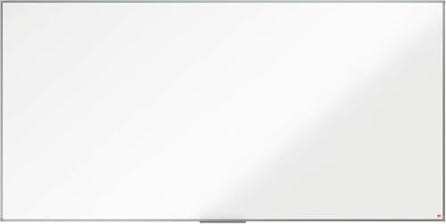Nobo Amazon Exclusive Stahl-Magnettafel 240 x 120 cm – Trocken abwischbare Memotafel mit Aluminiumrahmen und Stifthalter, magnetische Wandtafel für Büro, Zuhause, Klassenzimmer