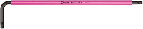 Wera 05022640001 950/9 Hex-Plus Multicolour Imperial 2, Winkelschlüsselsatz, zöllig, BlackLaser, 9-teilig