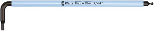 Wera 05022640001 950/9 Hex-Plus Multicolour Imperial 2, Winkelschlüsselsatz, zöllig, BlackLaser, 9-teilig