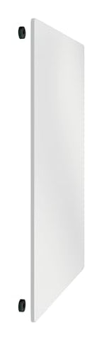 Nobo Magnetisches Whiteboard ohne Rahmen, 600 x 450 mm, individuell erweiterbare Whiteboardtafel, ideal für Büros und Teamarbeit, Stahl, Weiß, 1915656