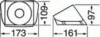 Pioneer Electronics TS-44 Breitband-Aufbaulautsprecher (40 W), Koaxiallautsprecher, Nominale Ausgangsleistung 10 W, 88 dB, 173 x 109 x 97 mm, 2 Lautsprecher, schwarz