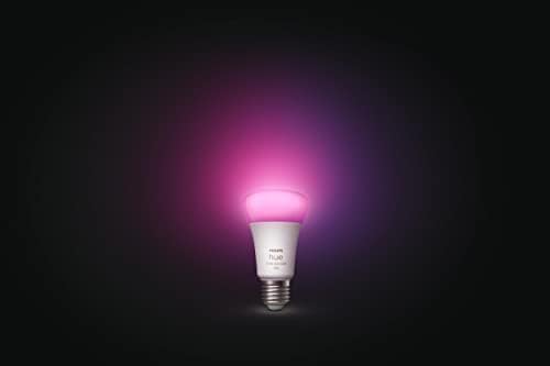 Philips Hue White & Color Ambiance E27 LED Glühbirne, 1100lm, 16 Mio. Farben, dimmbar, steuerbar via App und Stimme, kompatibel mit Amazon Alexa (Echo, Echo Dot), 1er Pack, alte Generation