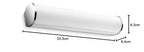 Philips myBathroom LED Fit Wandleuchte, 2,5W, Chrom