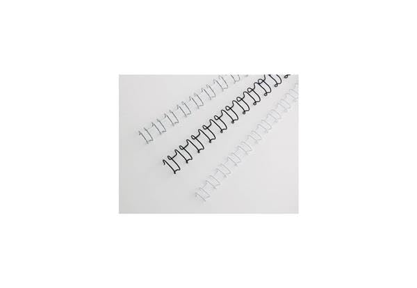 GBC 445494 MultiBind Drahtbinderücken, 6mm, silber, 100 Stück ,