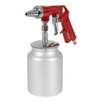 STIER Sandstrahlpistole, 5-10 bar, Sandstrahlgerät, Sandstrahler, Düsendurchmesser 3 mm, Luftbedarf 120 l/min, für Körnung 0,2-0,8 mm, entfernt Rost & Farbe