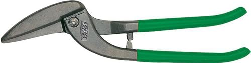BESSEY Pelikan-Schere D118-300, Gesamtlänge 300 mm, Schnittlänge 62 mm, Griff PVC-getaucht, für lange gerade und durchlaufende Schnitte, Gewicht 0,73 Kg