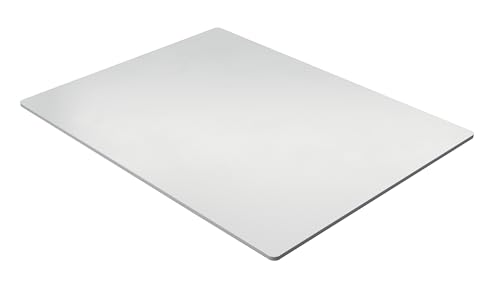Nobo Magnetisches Whiteboard ohne Rahmen, 600 x 450 mm, individuell erweiterbare Whiteboardtafel, ideal für Büros und Teamarbeit, Stahl, Weiß, 1915656