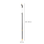 Fiskars Schneidgiraffen-Set, 2-teilig, Bypass Teleskop-Schneidgiraffe UPX86 (Länge 2,4 – 4 m) und Baumsäge für Bypass Teleskop-Schneidgiraffe UPX86 und UPX82 (Länge: 46 cm), 1077330
