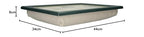 Laptray - Beanbag Cushion - Topiary (Knietablett)