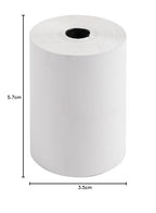 Exacompta 44809E 50er Pack Thermopapierrollen 1-lagig Breite: 57mm, Länge: 18m, Durchmesser Kern: 12mm 44g/m² Thermorolle für Kartenzahlung (EC Cash Geräte)
