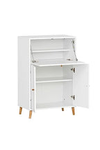 Schildmeyer Sekretär Serie Rena 500, 153502, weiß, 65,2 x 39 x 101,7 cm