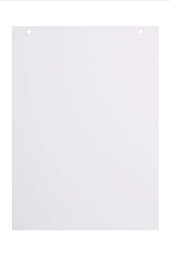 BoardsPlus Blanko Flipchart-Papierblöcke - 5er-Pack A1-Flipchartblöcke, 60 g/m² Papier, 20 Blätter pro Block