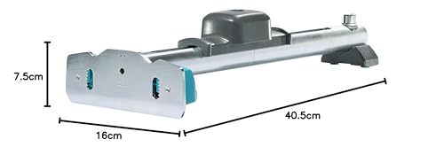 wolfcraft Hammer-Zugeisen 6945000 – Werkzeug zum Verlegen von Laminat und Parkett – 3-in-1-Funktion – Hammer, Schlagholz und Zugeisen in einem Produkt