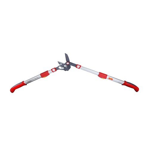 WOLF-Garten Amboss-Astschere Power Cut*** RS 900 T (für Äste bis 50mm Ø, von 65 bis 90 cm teleskopierbar, mit antihaftbeschichteten Klingen, ideal für abgestorbenes & hartes Holz) 73BGA009650