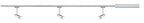 Paulmann 95459 URail Schienensystem Set Barelli max 3x10W GU10 Chrom matt/Chrom 230V 1m Schienensystem Schienenleuchte Deckenbeleuchtung