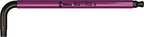 Wera 05073593001 950/9 Hex-Plus 1 SB Winkelschlüsselsatz, Mehrfarbig, metrisch, BlackLaser, 9-teilig, Mehrfarbig