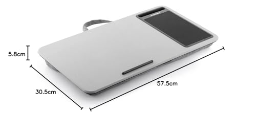 InnovaGoods® Laptop-Schreibtisch mit XL-Sitzkissen Deskion, bequemes und ergonomisches Arbeiten oder Studieren mit Schreibtisch- und XL-Sitzkissendesign, ideal für Zuhause und Büro.