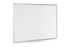 BoardsPlus Magnetisches Whiteboard 90 x 60 cm, Mit Aluminiumrahmen und Stifteablage, Tocken Abwischbar, Wiederbeschreibbar, Weiß, Silber