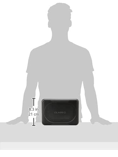 PIONEER TS-WX130EA Aktivsubwoofer, leistungsstarker Gehäuse Subwoofer mit 160 W Maximalleistung, 20 x 13 cm Subwoofer in MDF Gehäuse, IMPP Membran, schwarz, Eingangsnennleistung 50 W