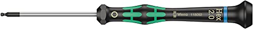 Wera Elektroniker-Schraubendrehersatz 2052/6 + Rack, 6-teilig, 05118156001
