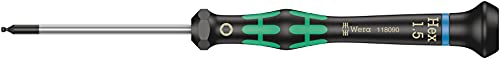 Wera Elektroniker-Schraubendrehersatz 2052/6 + Rack, 6-teilig, 05118156001