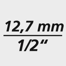 HAZET HiPer Feinzahn-Umschaltknarre 916HP I 12,5 mm (1/2 Zoll) Vierkantabtrieb, kleiner Betätigungswinkel (4 Grad), extrem belastbar: 1000 Nm I ermöglicht Einsatz in engsten Bauräumen