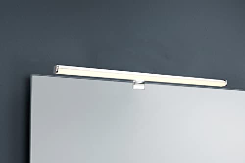 Trio Leuchten LED Bad Wandleuchte Lino 284116006, Kunststoff Chrom, inklusiv 11.5 Watt LED