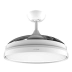 Cecotec Deckenventilator mit praktischen Flügeln und Lampe, EnergySilence Aero 4280, unsichtbar, 40 W, Durchmesser 106 cm, Timer, 3 Lichtfarben, Sommer-Winter, Weiß