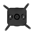 PureMounts Beamer Deckenhalterung Spider-Plus-B - 25 grad neigbar und 360 grad drehbar, 220mm Deckenabstand,(15kg), Lochabstand 180-310mm, schwarz