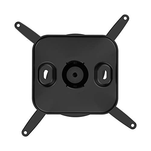 PureMounts Beamer Deckenhalterung Spider-Plus-B - 25 grad neigbar und 360 grad drehbar, 220mm Deckenabstand,(15kg), Lochabstand 180-310mm, schwarz