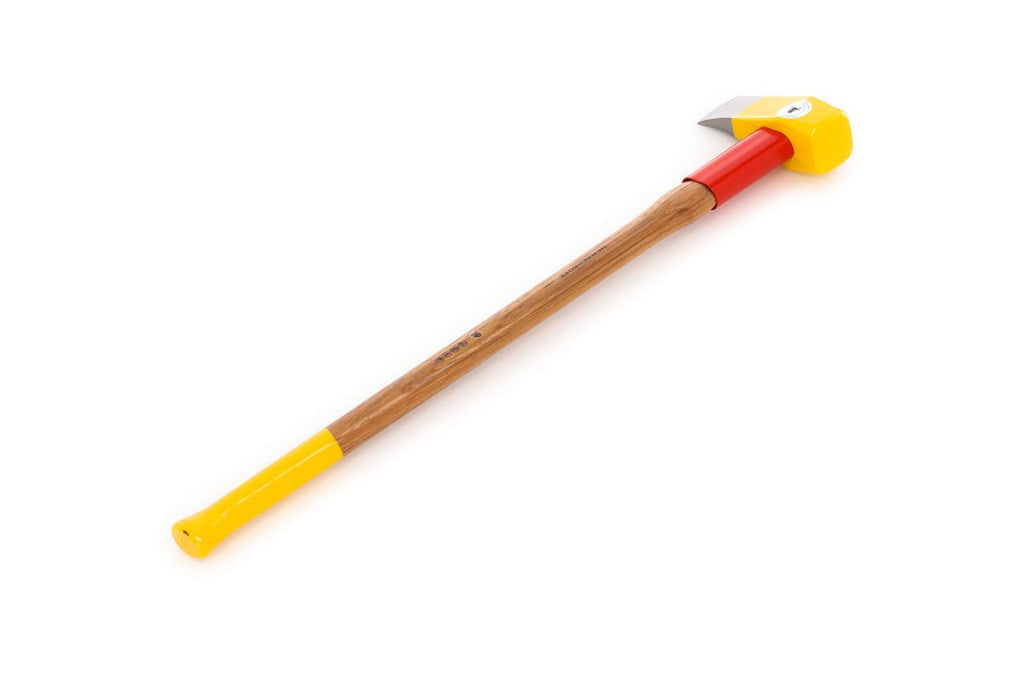 OCHSENKOPF Profi-Spalthammer Big Ox, Mit Rotband-Plus Stielbefestigung, Langlebiger Stiel aus Hickoryholz, Gelb, 4,2 kg