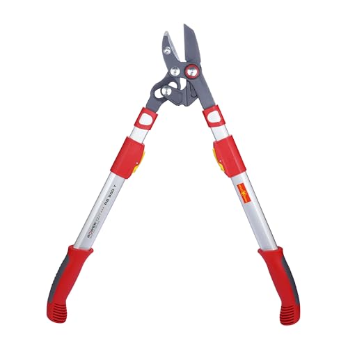 WOLF-Garten Amboss-Astschere Power Cut*** RS 900 T (für Äste bis 50mm Ø, von 65 bis 90 cm teleskopierbar, mit antihaftbeschichteten Klingen, ideal für abgestorbenes & hartes Holz) 73BGA009650