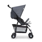 hauck Buggy Sport, Charcoal/Stone - Federleichter Reisebuggy 5,9 kg - mit Liegefunktion für Kinder ab Geburt bis 15 kg - Klein Zusammenklappbar, Großer Einkaufskorb bis 3 kg