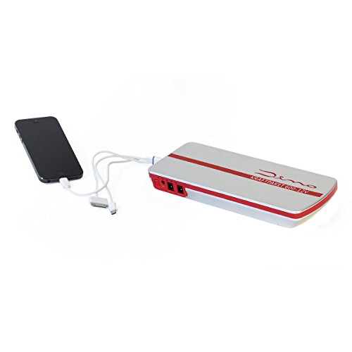 Dino KRAFTPAKET 12V-600A Starthilfegerät 66.6Wh 18000mAh | KFZ Starthilfe Powerbank für Diesel & Benziner | Autobatterie Motorradbatterie |Blei-Säure, GEL, EFB, AGM-Batterie | Für Auto Motorrad Boot