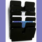 Durable Prospektspenderset (Flexiplus 6 Querformat, A4) 1 Set, schwarz, 1700014061