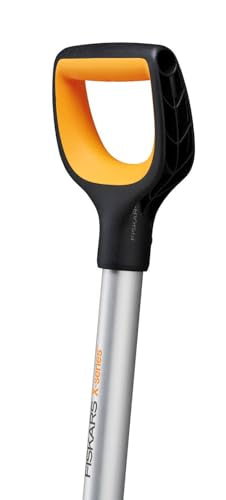 Fiskars Auto-Schneeschaufel, X-series, Teleskopierbar, Länge: 79,5-98,7 cm, Aluminium/Stahl/Kunststoff, Schwarz/Silber, 1057187