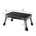 TreeLen Tritthocker, Schwarz, 17,8 cm