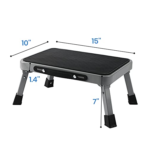 TreeLen Tritthocker, Schwarz, 17,8 cm