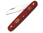 FELCO 3.90 50 Okulier- und Schneidmesser (Klinge 57 mm, Messer für Rindenpfropfen/Schneiden von Stecklingen, roter Nylongriff)
