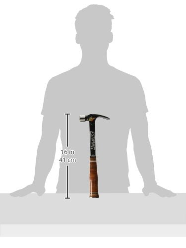 Estwing E19SM Ultra Rahmenhammer, Leder, gefräst, 540 g