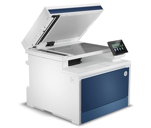 HP Color LaserJet Pro MFP 4302fdw Multifunktions-Farblaserdrucker, Automatischer beidseitiger Druck, Wi-Fi, Fax, Hohe Druckgeschwindigkeit, Bis zu 50.000 S./Monat, Wolf Pro Security