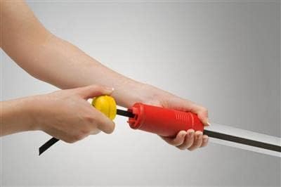WOLF-Garten - 2-schneidige Baumschere POWER DUAL CUT RR 400 T; 73ACA002650, Aluminium / Rot / Gelb