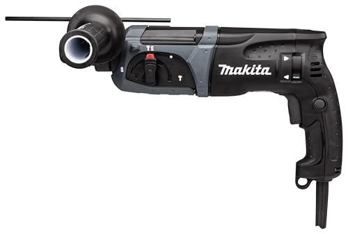 Makita HR2470BX40 Kombihammer inklusiv SDS-PLUS Bohrer-Set im Transportkoffer, 780 W, 230 V, Black Edition, inkl. SDS-PLUS Bohrerset