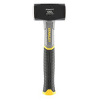 Stanley Fiberglas-Fäustel STHT-54127 (Kopfgewicht 1.250g, 260mm Länge, mit Fiberglas-Kern, optimal ausbalanciert, verstärkte Verbindung zwischen Kopf & Griff, mit Antirutsch-Griff)