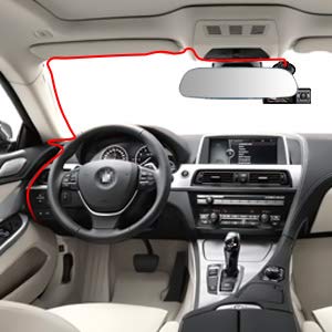 VANTRUE USB-C Hardwire Kit mit 2 Stufen und Acc Kabel für alle Dashcams, 12V/24V zu 5V, Sicherungshalter mit Niederspannungsschutz, 24Std. Parkmodus, kompatibel mit Anderer USB-C Dashcam