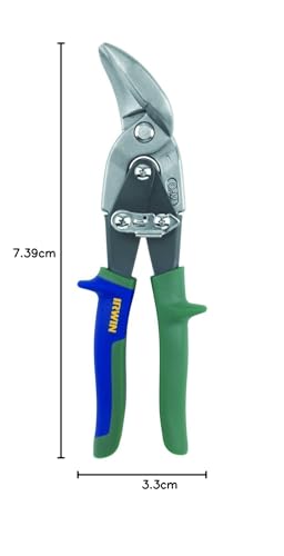 Irwin 20SR Figuren-Blechschere gerade Schnitte, enge rechte Radien, Winkel, Hebelübersetzt, 10504316N