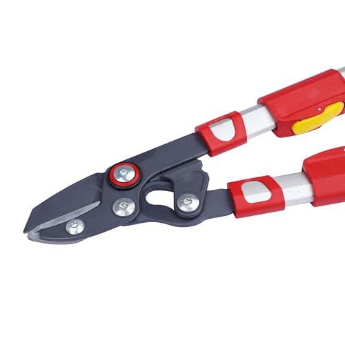 WOLF-Garten Amboss-Astschere Power Cut*** RS 900 T (für Äste bis 50mm Ø, von 65 bis 90 cm teleskopierbar, mit antihaftbeschichteten Klingen, ideal für abgestorbenes & hartes Holz) 73BGA009650