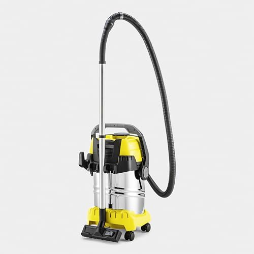 Karcher 1.628-361.0, WD 6 PS V-30/6/22/T Nass-/Trockensauger-30 L Edelstahltank-1300W (tragbare Steckdose und Blasfunktion), Standard, 1300 W, 30 liters