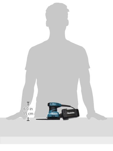 MAKITA BO4565K SCHWINGSCHLEIFER 200 W, Schwarz, Blau
