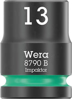 Wera 05005530001 8100 SB 12 Zyklop Comfort Knarrensatz, Umschalthebel, 3/8"-Antrieb, metrisch, 16-teilig